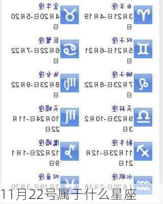 11月22号属于什么星座