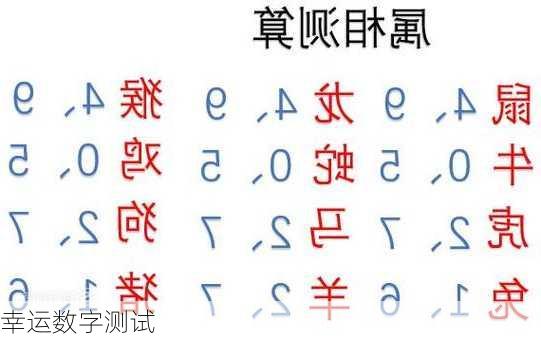 幸运数字测试