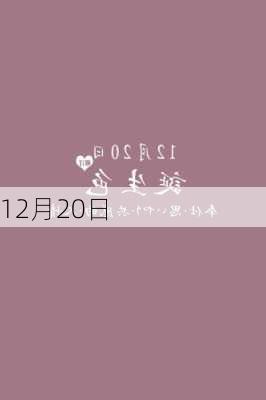 12月20日