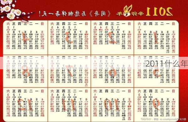 2011什么年