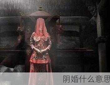 阴婚什么意思