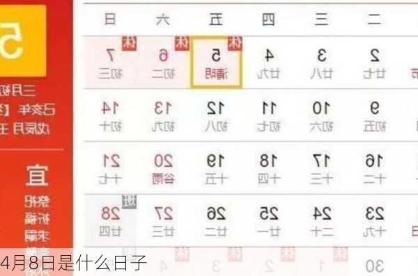 4月8日是什么日子