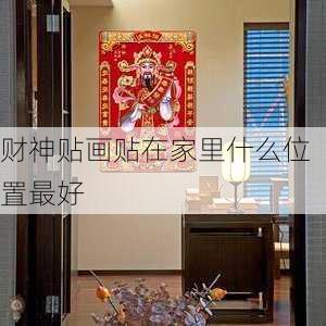 财神贴画贴在家里什么位置最好