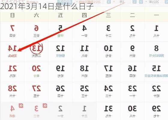 2021年3月14日是什么日子