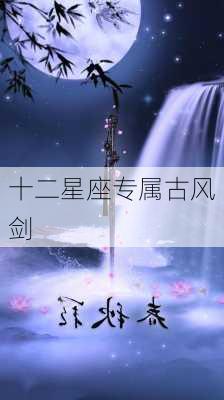 十二星座专属古风剑