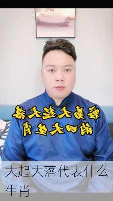 大起大落代表什么生肖