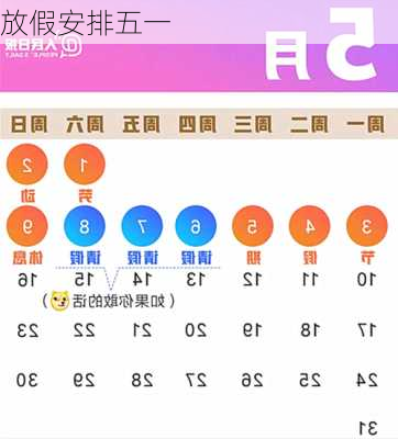 放假安排五一