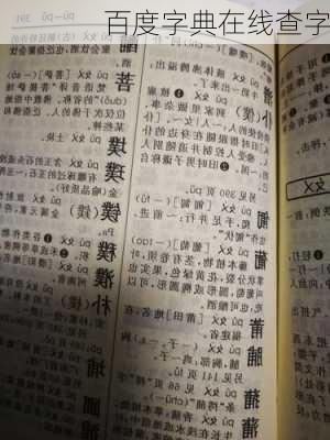 百度字典在线查字