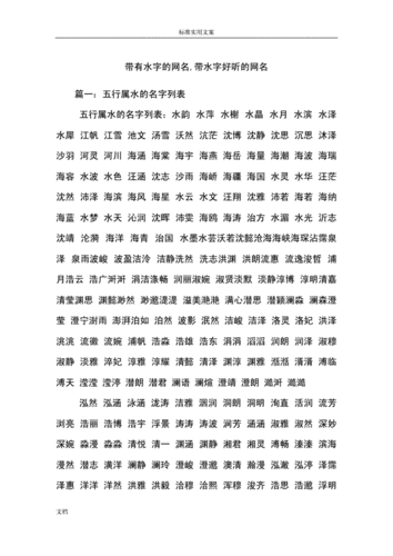 带三点水的男孩名字