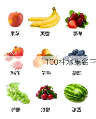 100种水果名字