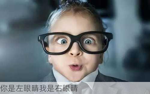 你是左眼睛我是右眼睛