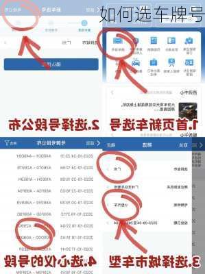 如何选车牌号