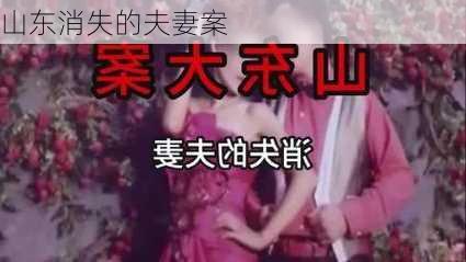 山东消失的夫妻案