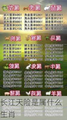 长江天险是属什么生肖