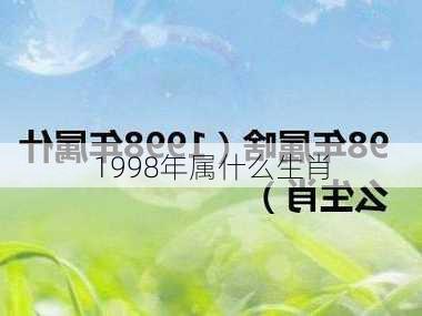 1998年属什么生肖