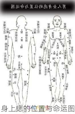 身上痣的位置与命运图