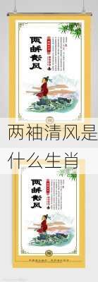 两袖清风是什么生肖