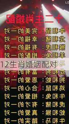 12生肖婚姻配对