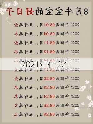 2021年什么年