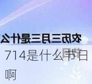 714是什么节日啊