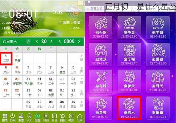 正月初二是什么星座
