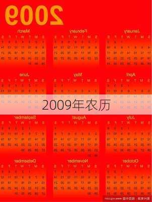 2009年农历