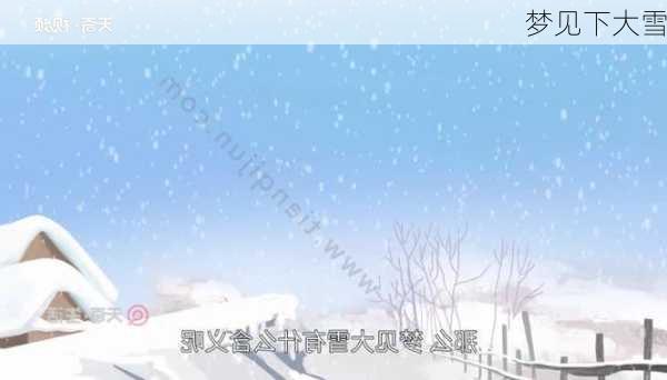 梦见下大雪