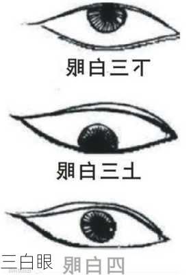 三白眼