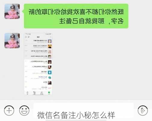 微信名备注小秘怎么样