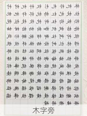 木字旁