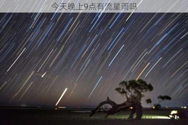 今天晚上9点有流星雨吗