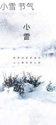 小雪 节气