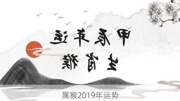 属猴2019年运势