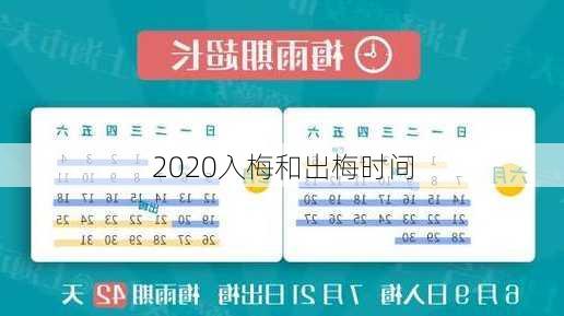 2020入梅和出梅时间