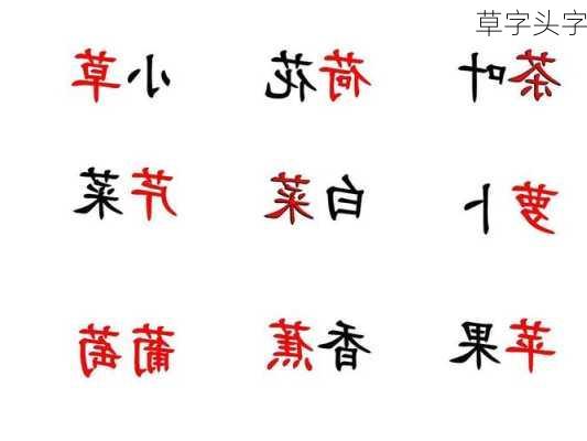 草字头字