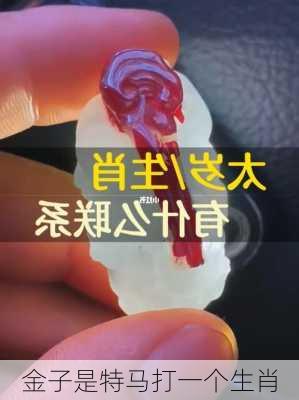 金子是特马打一个生肖