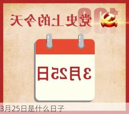 3月25日是什么日子