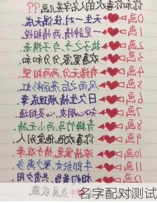 名字配对测试