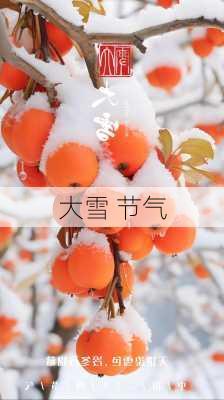 大雪 节气