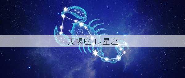 天蝎座 12星座