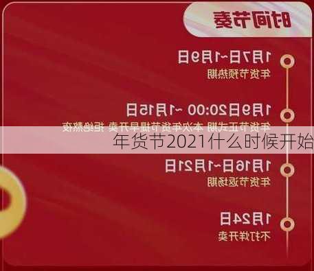 年货节2021什么时候开始