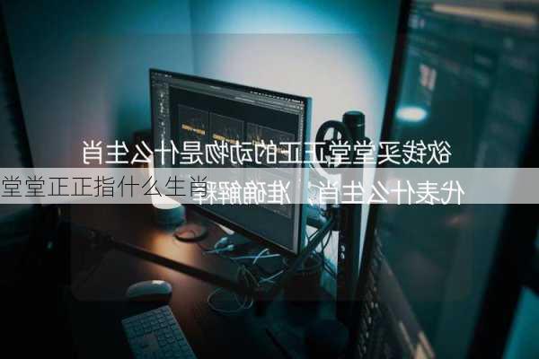 堂堂正正指什么生肖